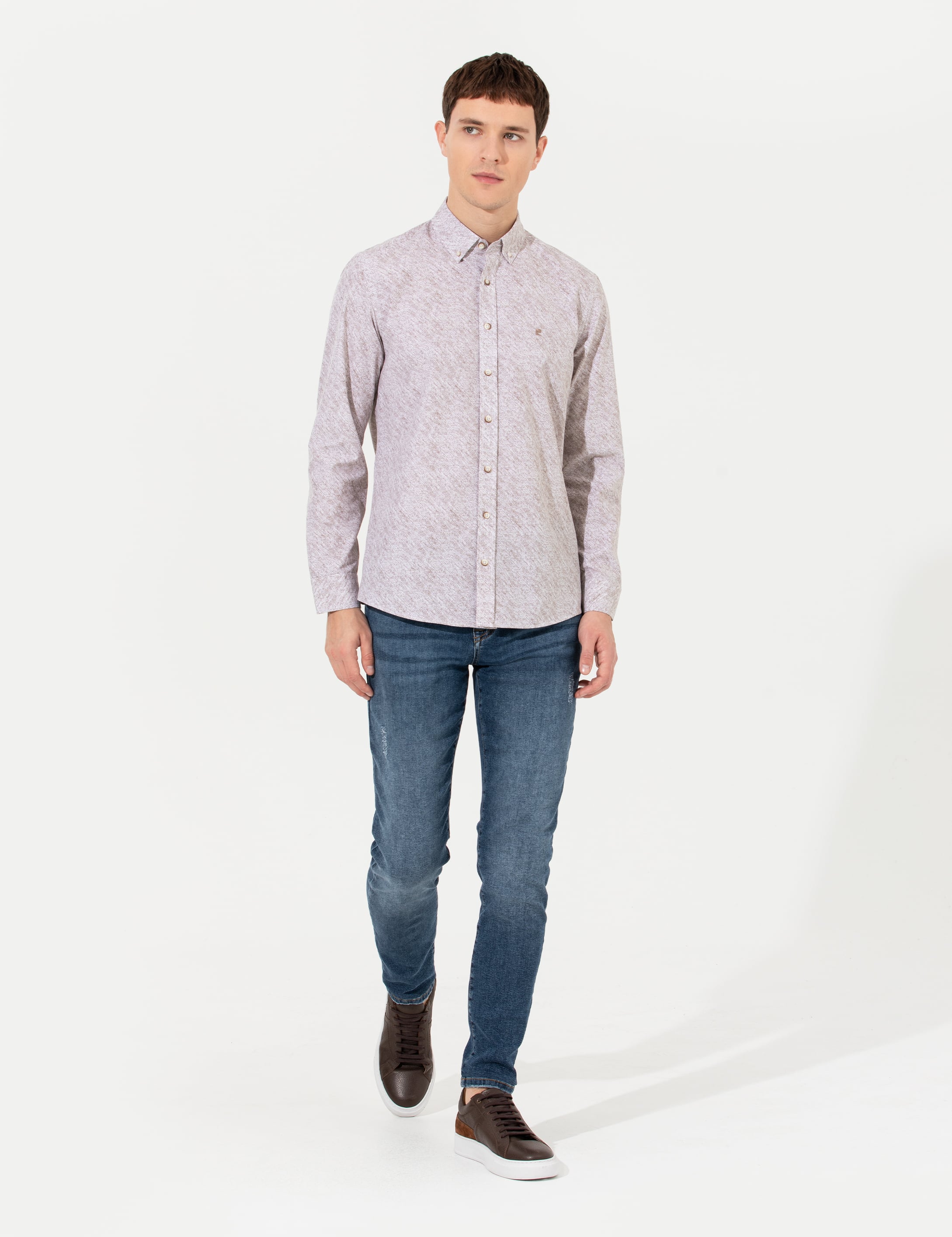 Vizon Slim Fit Uzun Kollu Gömlek