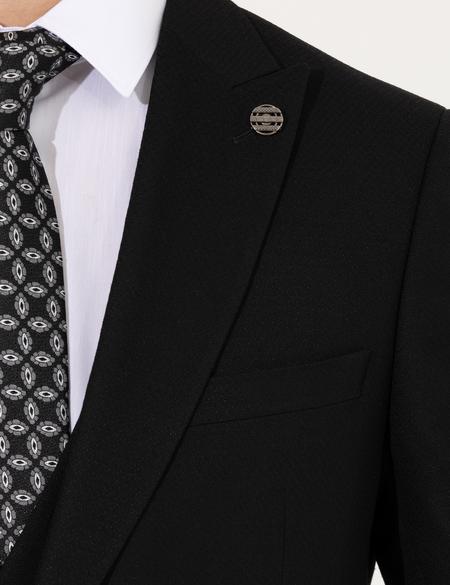 Siyah Ex. Slim Fit Takım Elbise - 50260071020