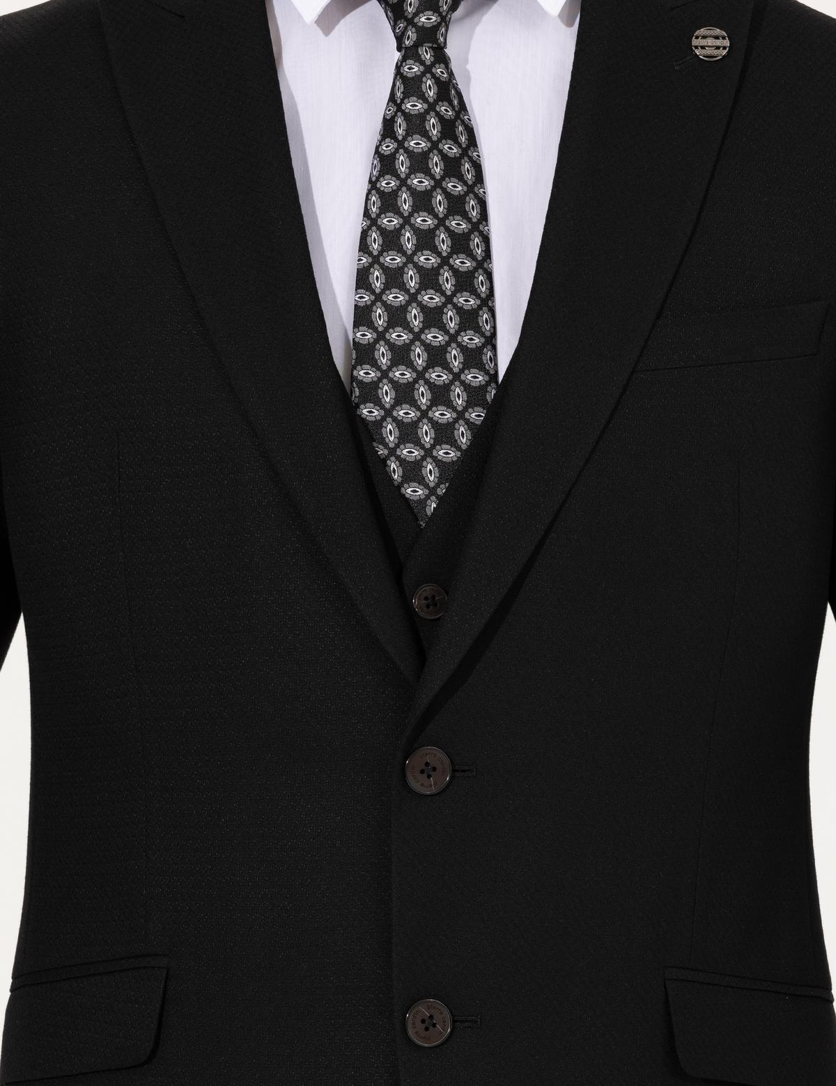 Siyah Ex. Slim Fit Takım Elbise - 50260071020