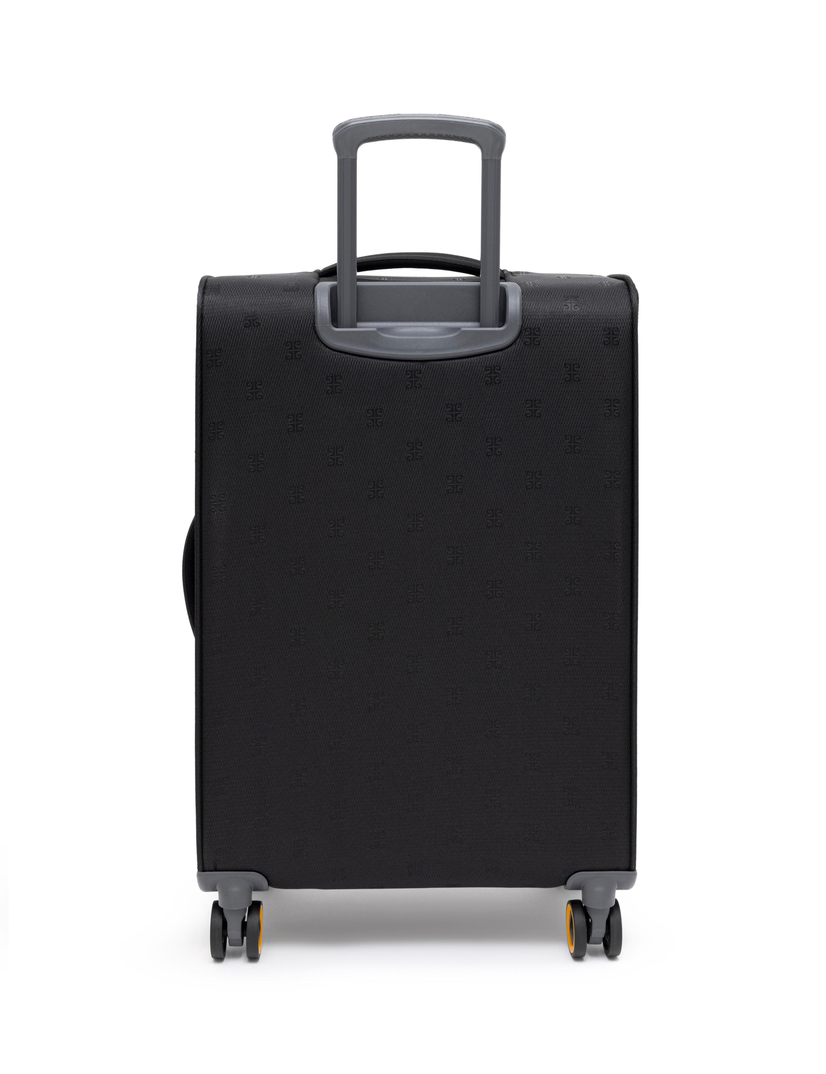 Siyah Orta Boy Kumaş Valiz