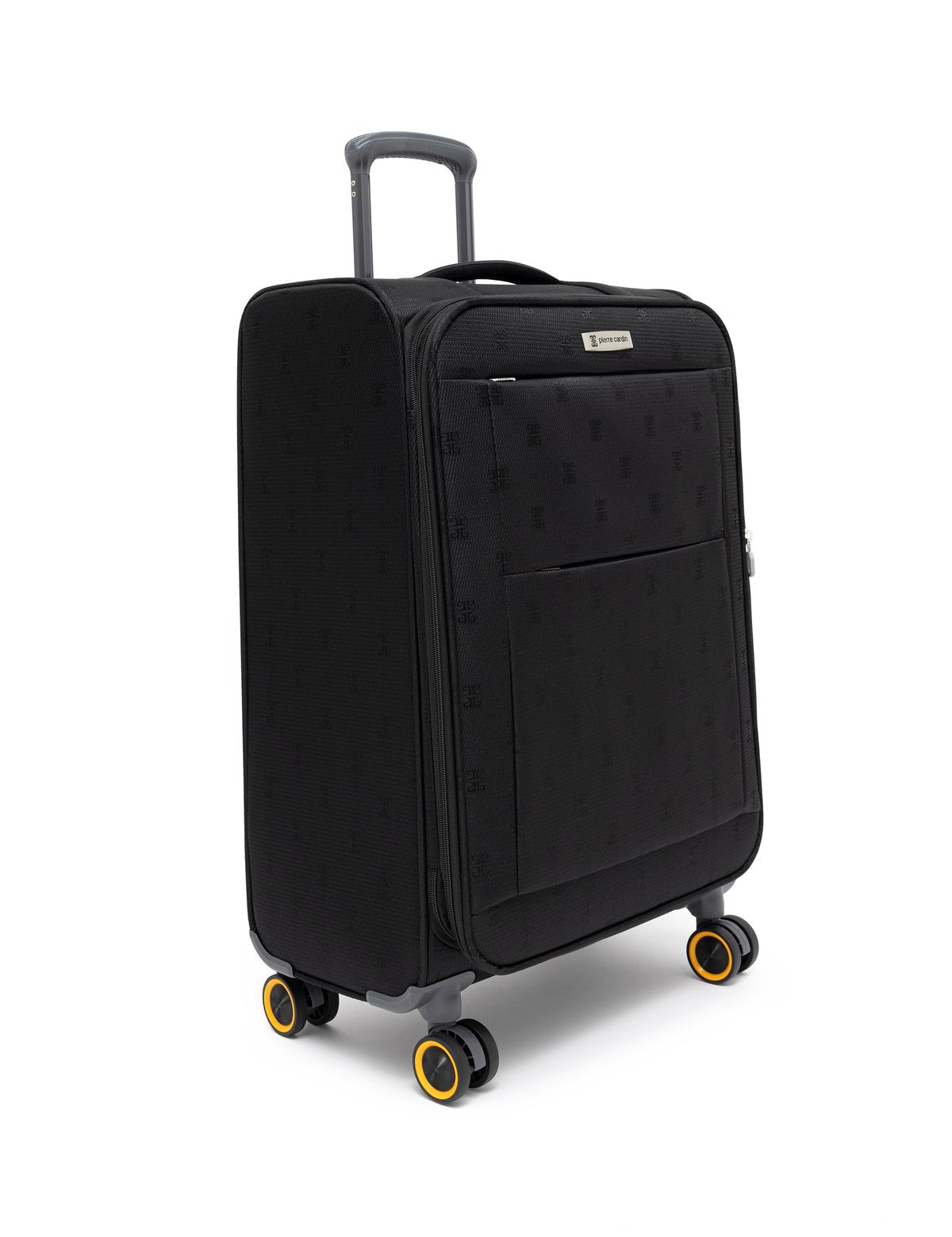 Siyah Orta Boy Kumaş Valiz