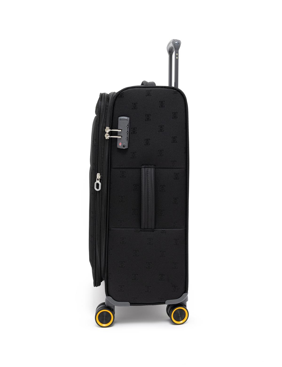 Siyah Orta Boy Kumaş Valiz - 50267625001