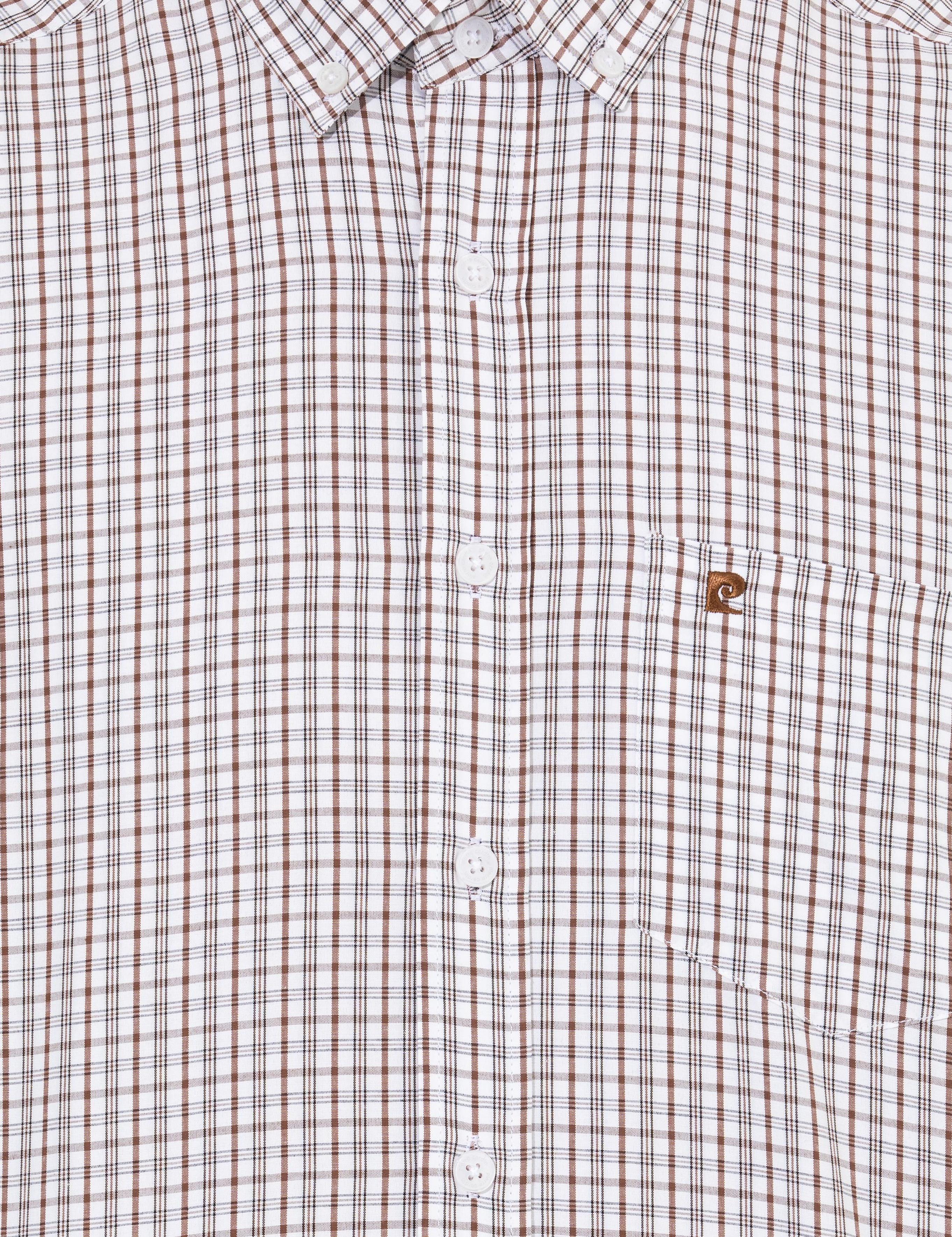 Kahverengi Regular Fit Uzun Kollu Gömlek