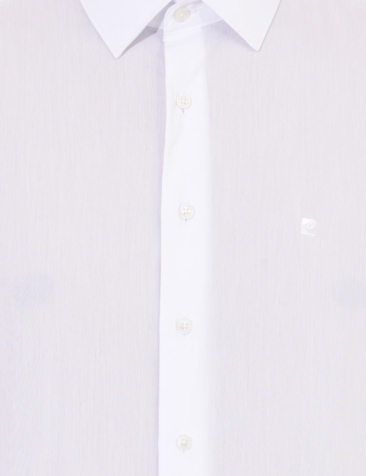 Beyaz Slim Fit Uzun Kollu Klasik Gömlek - 50255292029