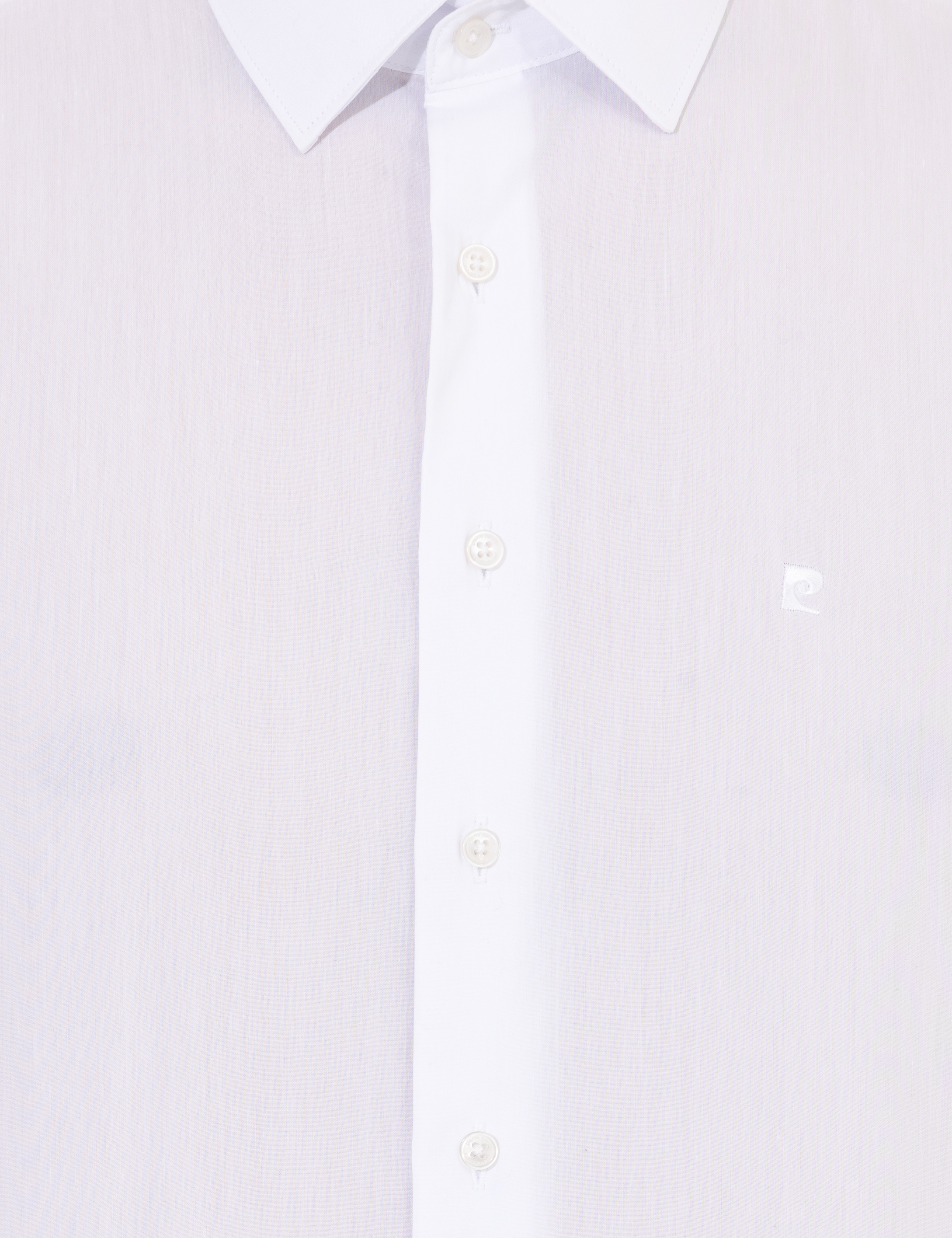 Beyaz Slim Fit Uzun Kollu Klasik Gömlek - Image 6