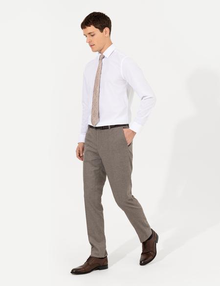 Beyaz Slim Fit Uzun Kollu Klasik Gömlek - 50255292029