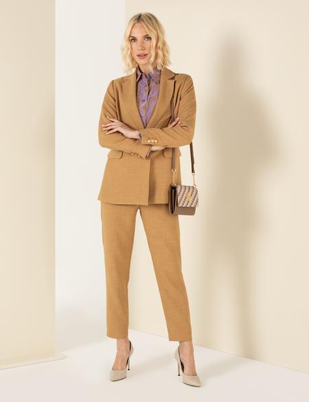 Camel Kruvaze Ceket - 50260292013