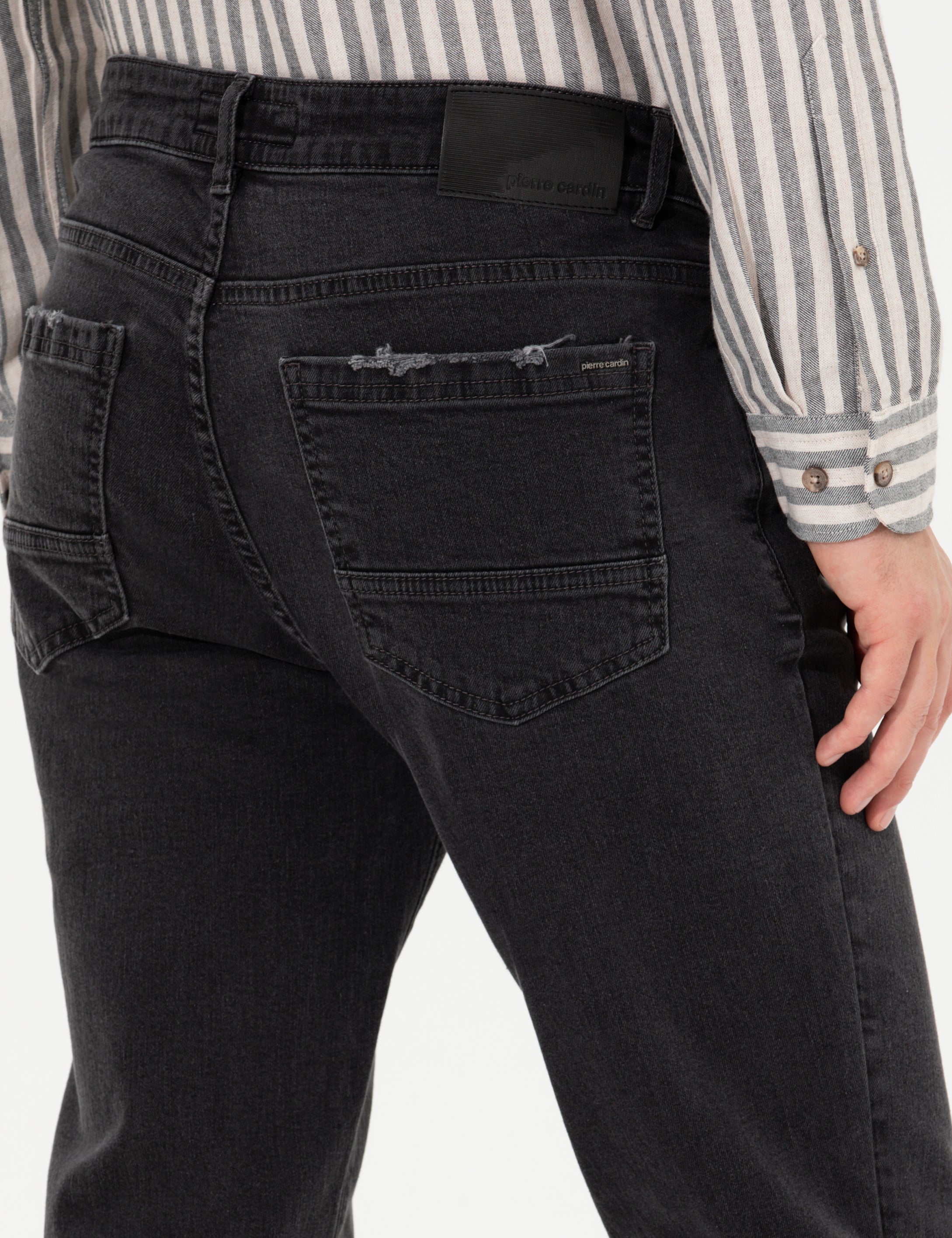 Antrasit Slim Fit Jean Pantolon