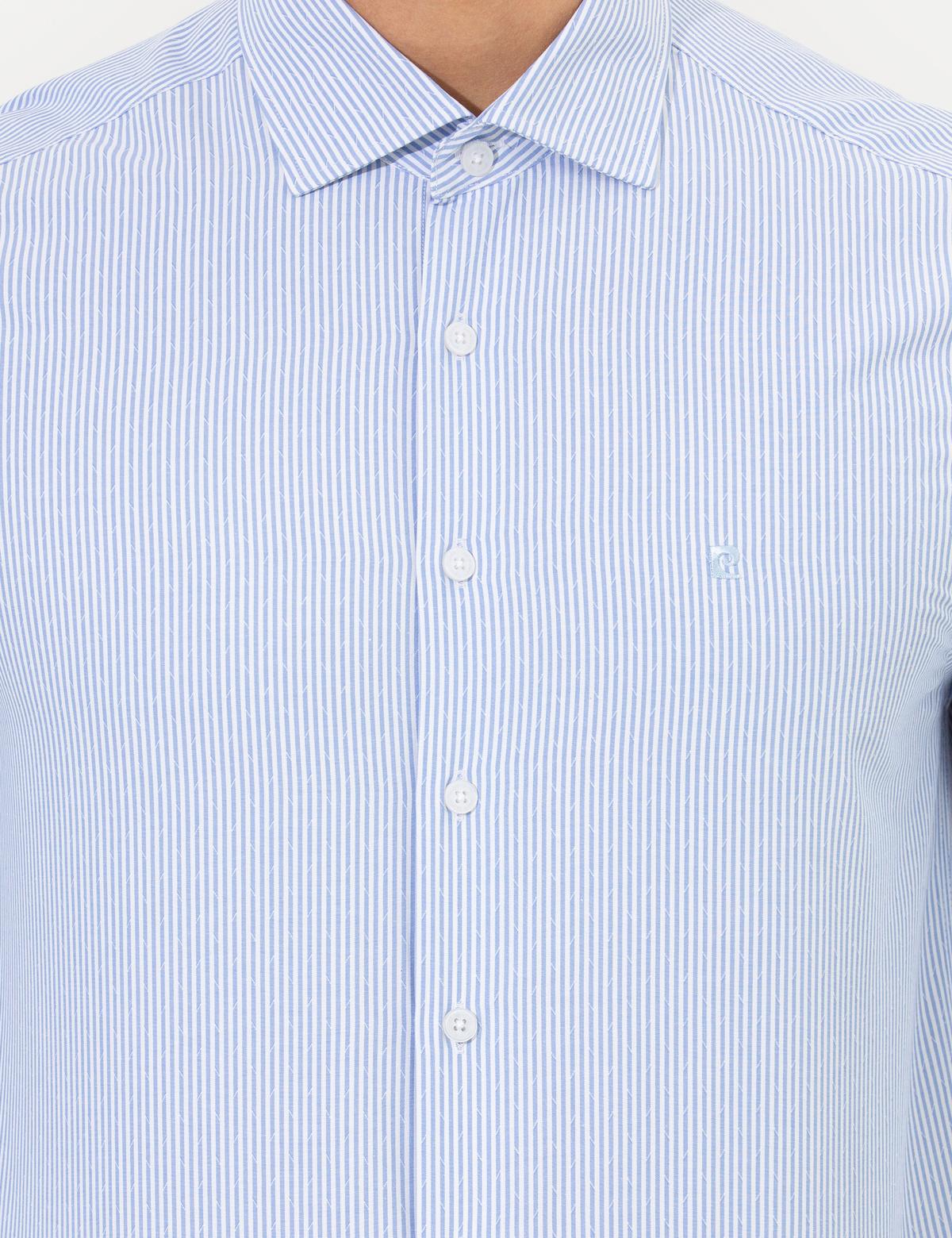 Açık Mavi Slim Fit Uzun Kollu Gömlek - 50257306008