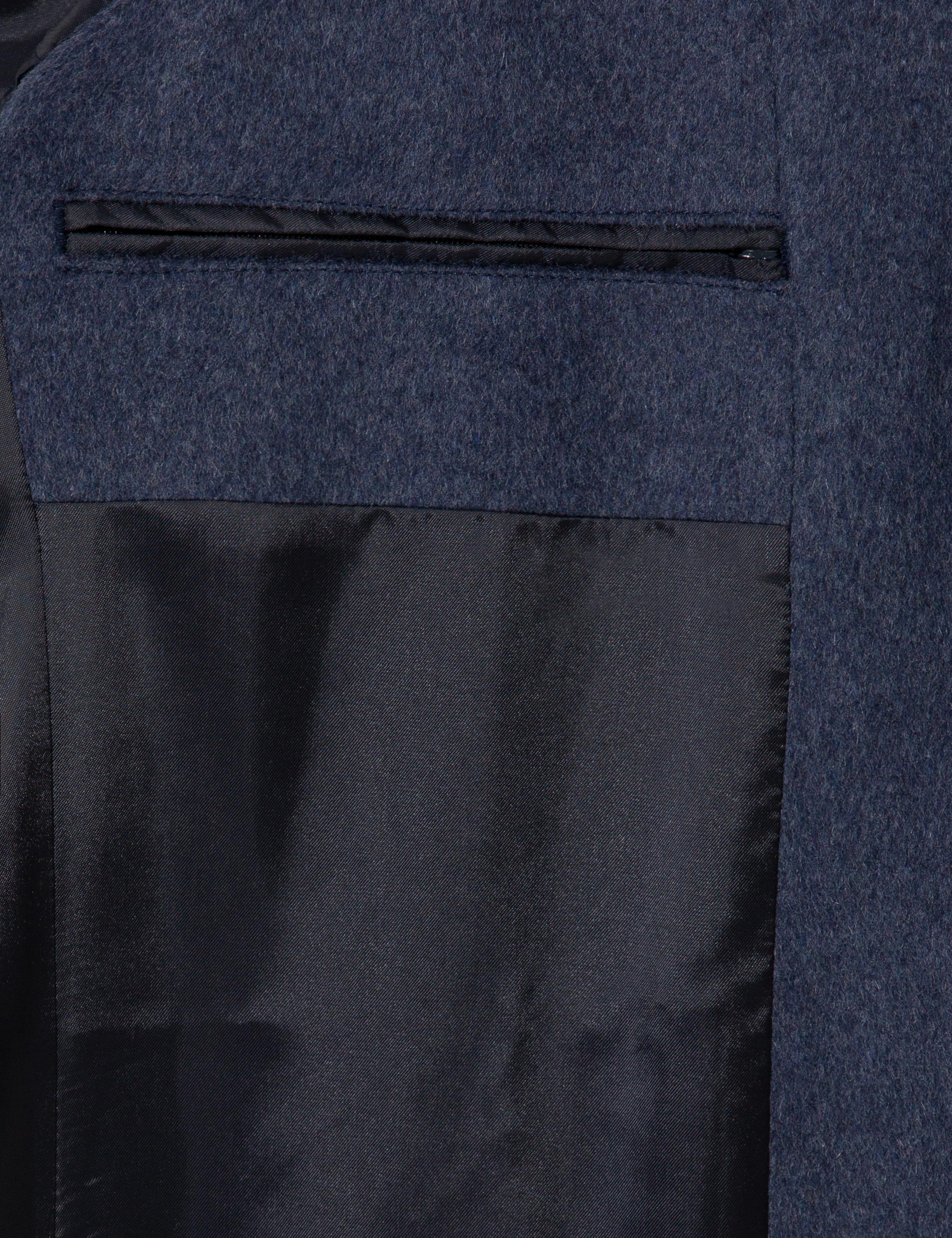 İndigo Ex. Slim Fit Kaşe Kaban