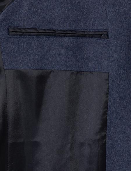 İndigo Ex. Slim Fit Kaşe Kaban - 50257388031