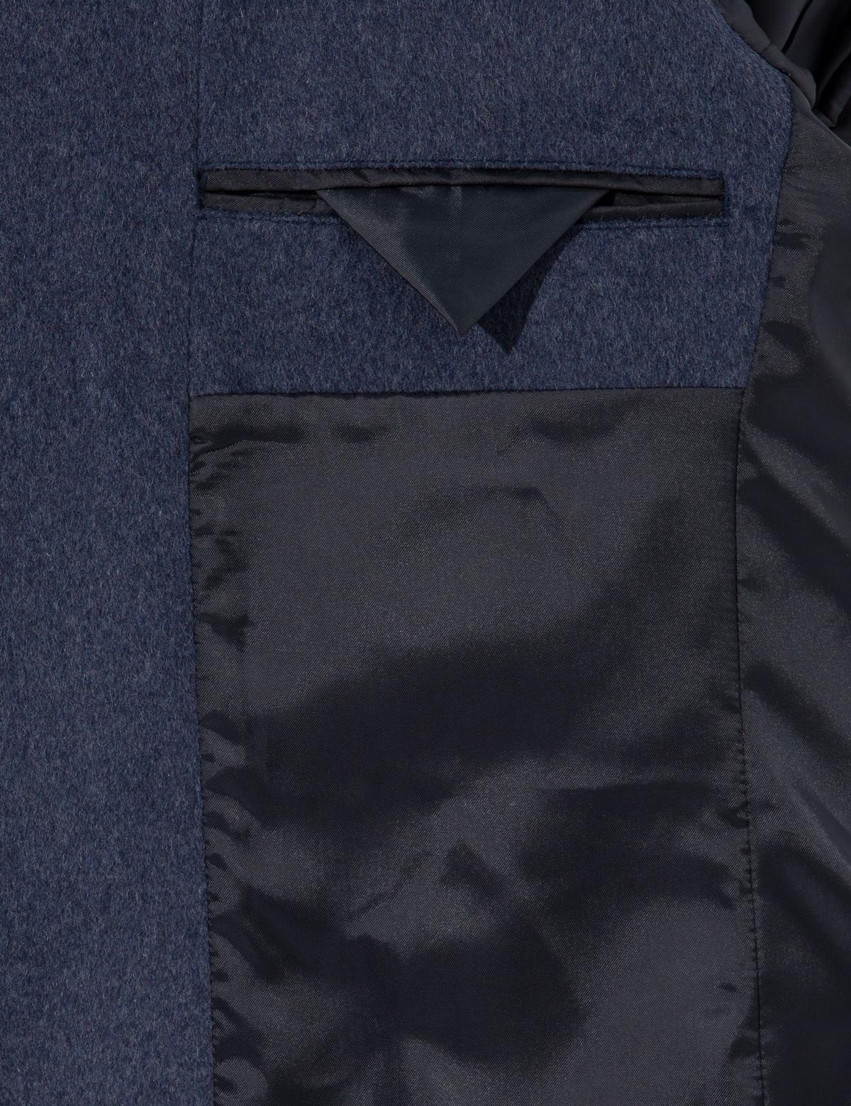 İndigo Ex. Slim Fit Kaşe Kaban - 50257388031