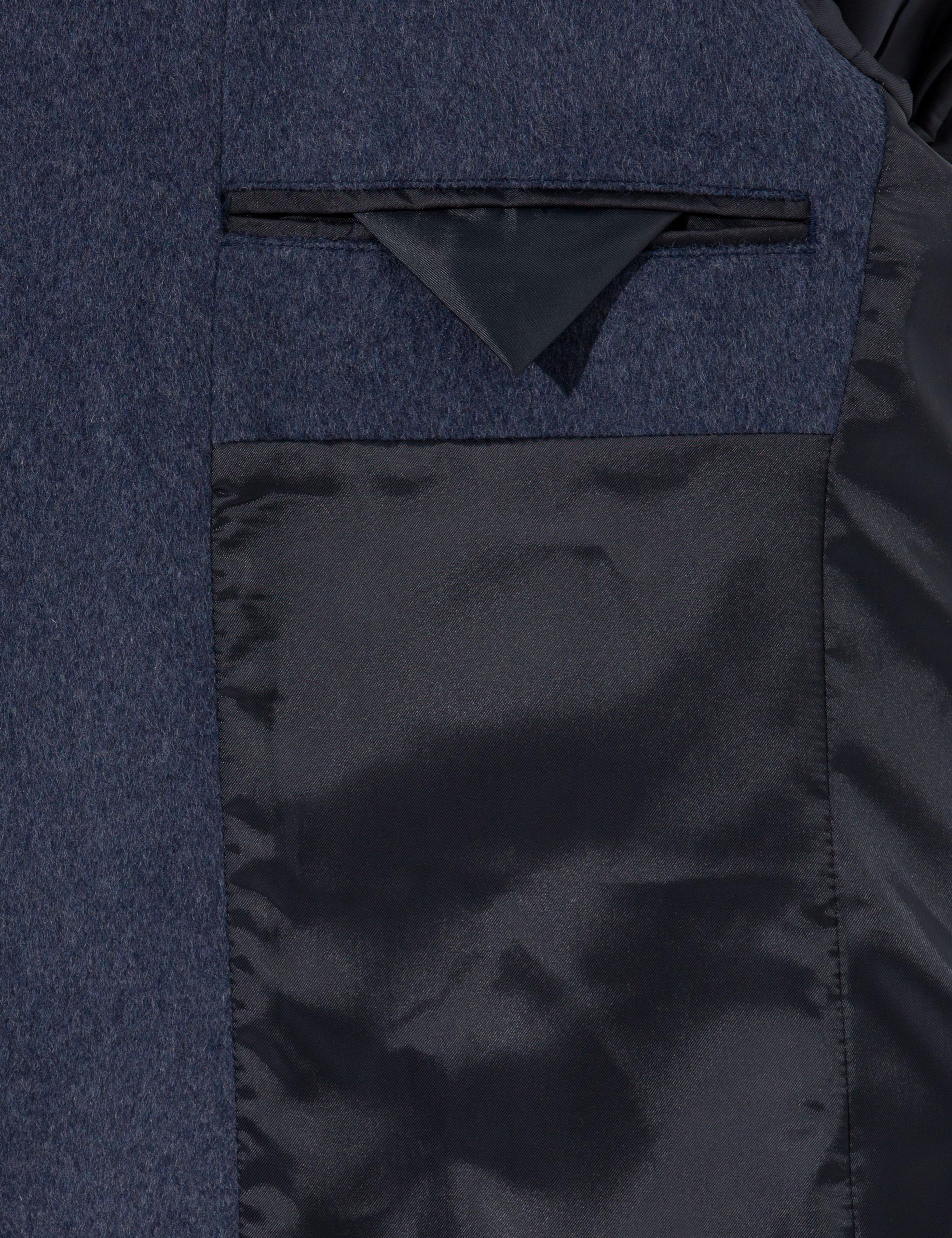 İndigo Ex. Slim Fit Kaşe Kaban