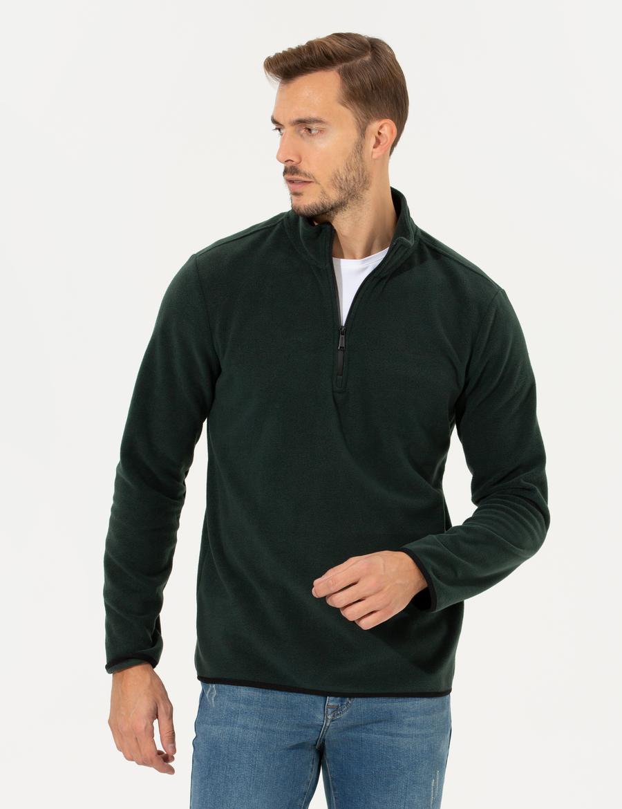 Haki Regular Fit Sweatshirt