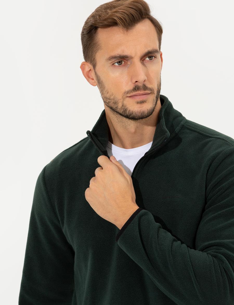 Haki Regular Fit Sweatshirt