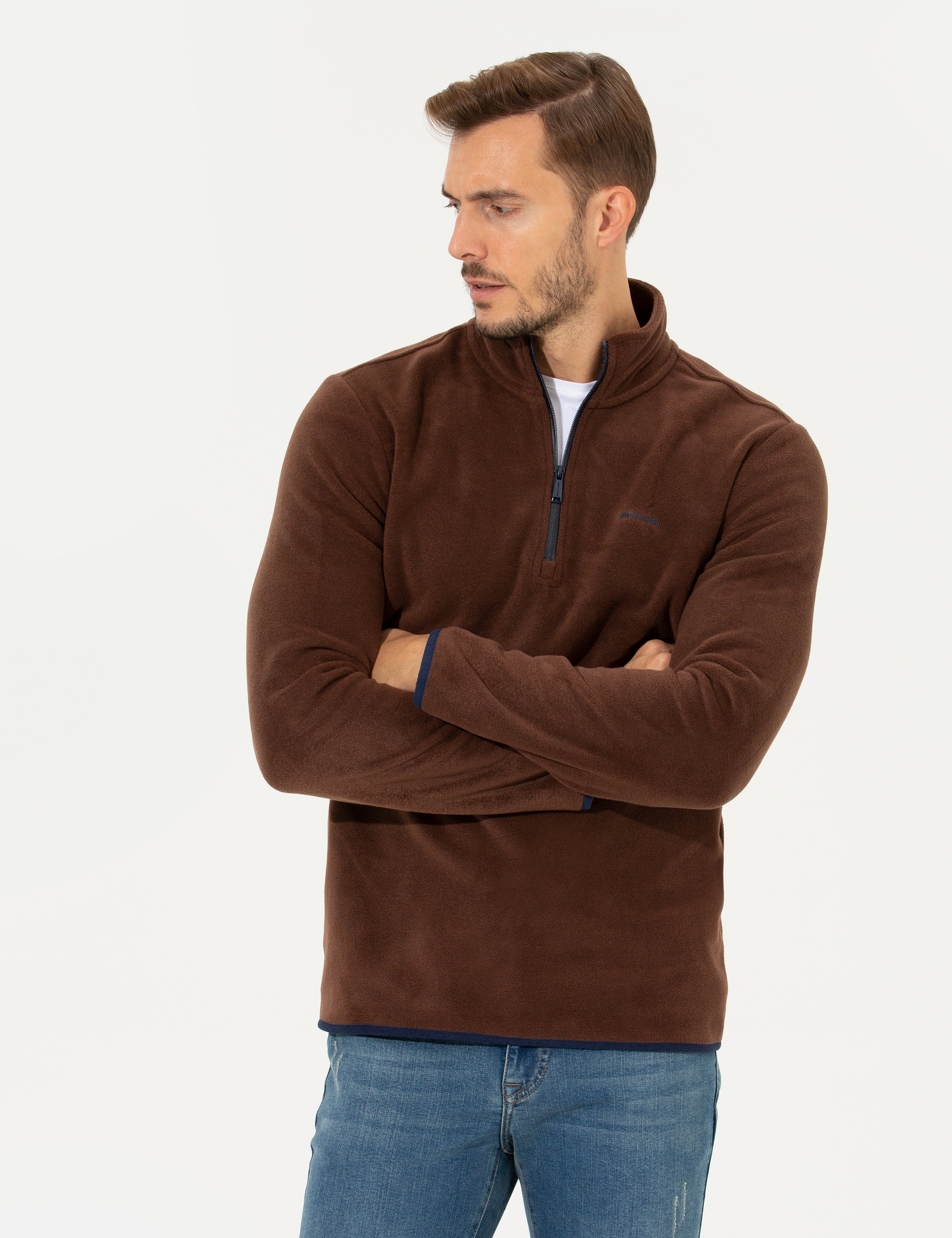 Kahverengi Regular Fit Sweatshirt - Image 1