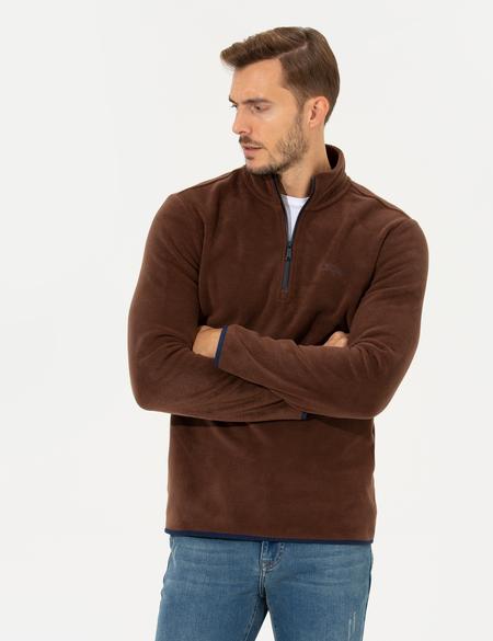 Kahverengi Regular Fit Sweatshirt - 50262815036