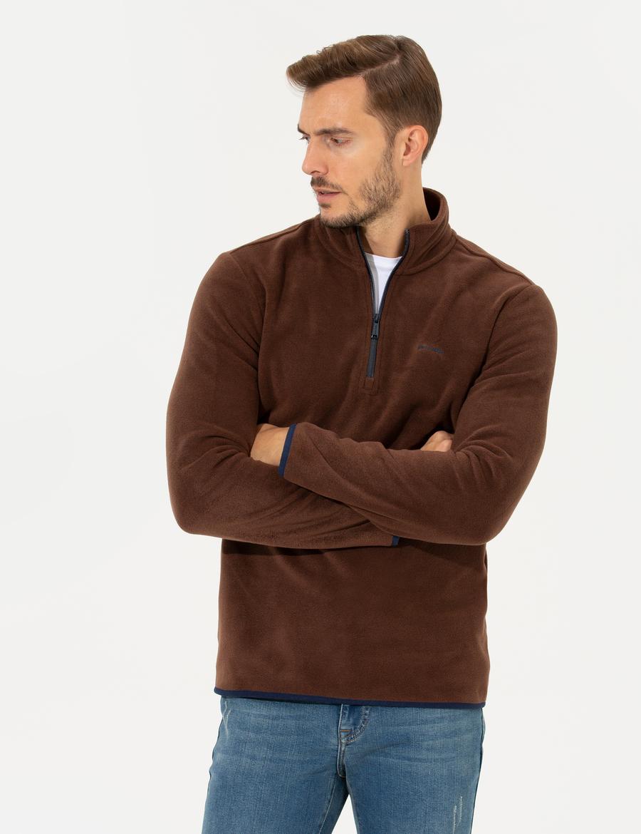 Kahverengi Regular Fit Sweatshirt