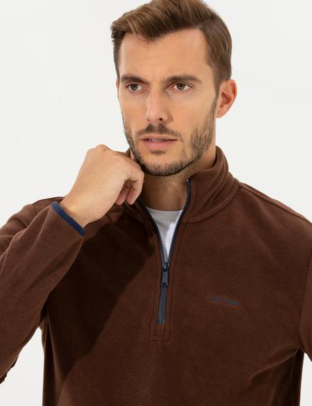 Kahverengi Regular Fit Sweatshirt - 50262815036