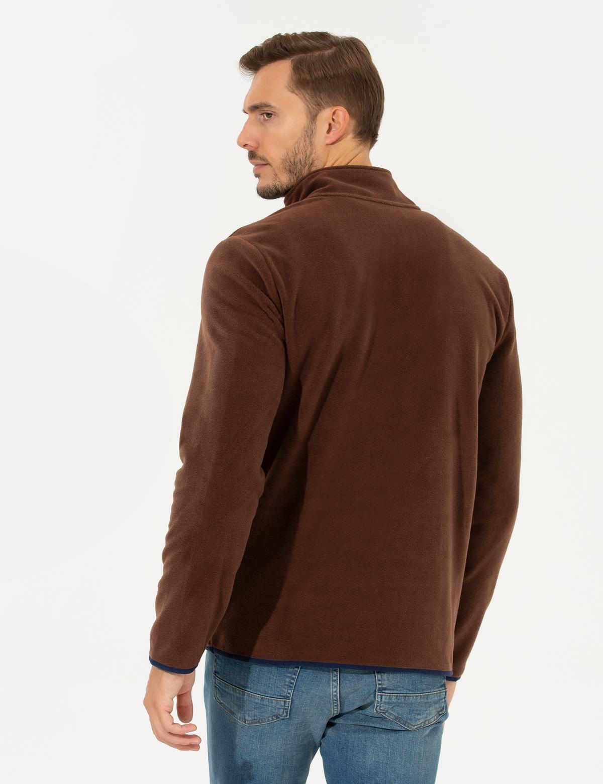 Kahverengi Regular Fit Sweatshirt - 50262815036