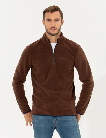 Kahverengi Regular Fit Sweatshirt - 50262815036