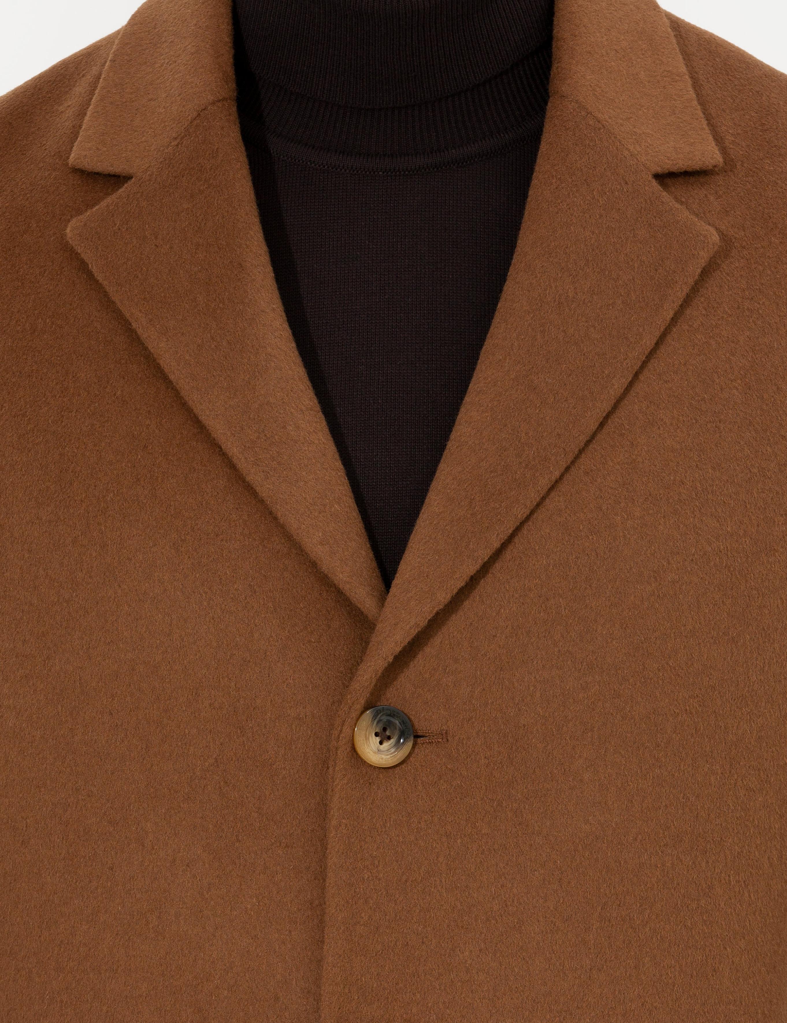 Camel Ex. Slim Fit Kaşe Kaban