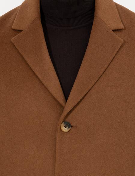 Camel Ex. Slim Fit Kaşe Kaban - 50257388041