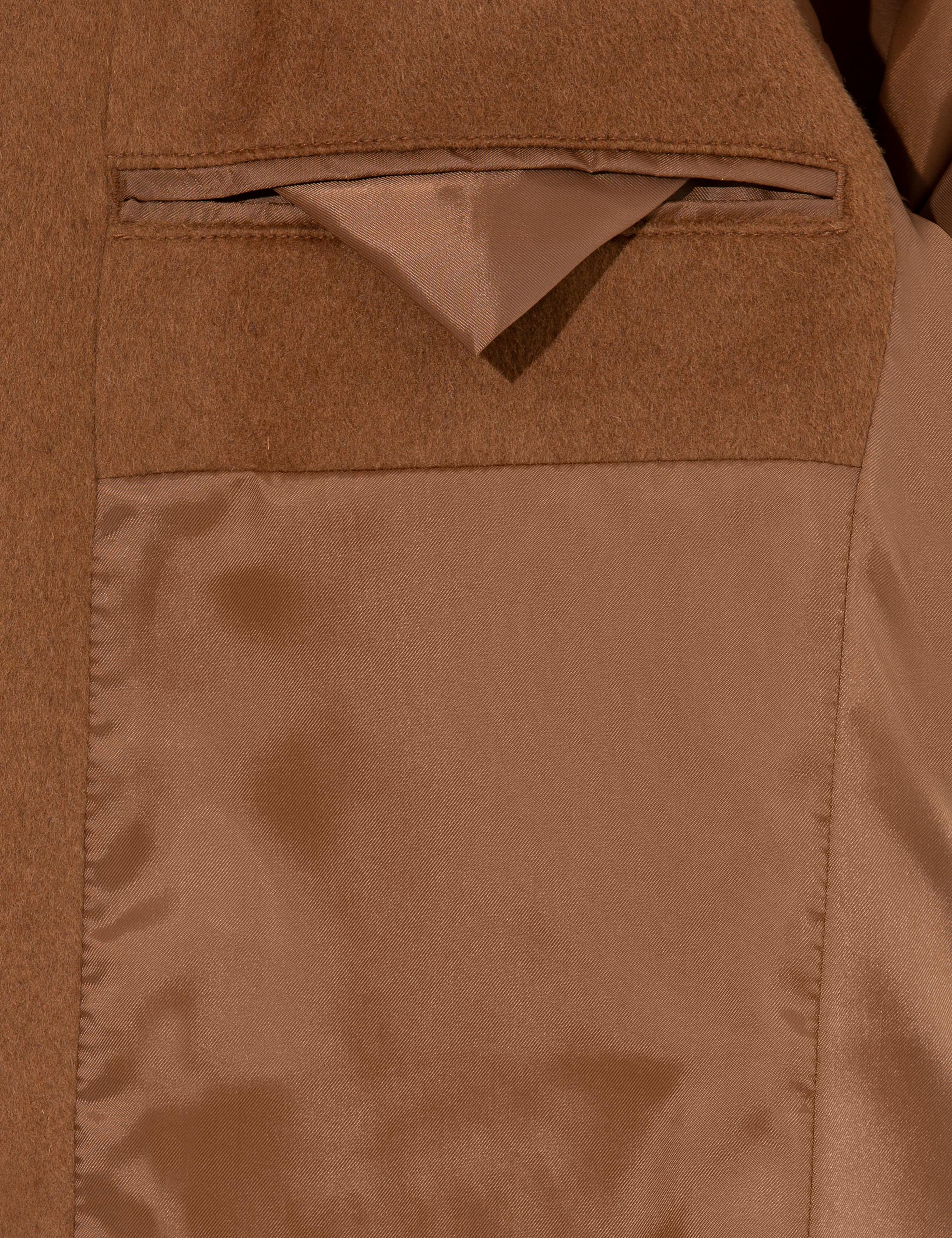 Camel Ex. Slim Fit Kaşe Kaban