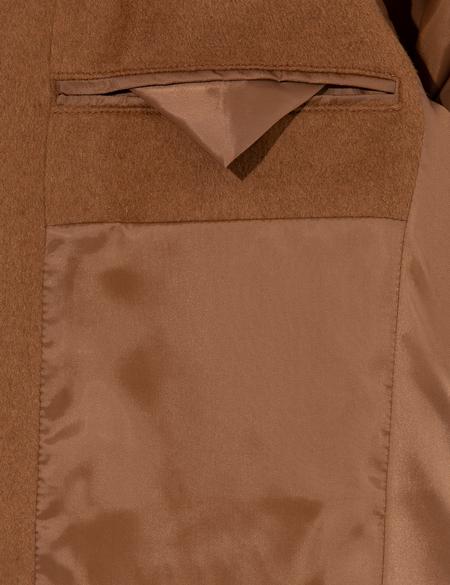 Camel Ex. Slim Fit Kaşe Kaban - 50257388041