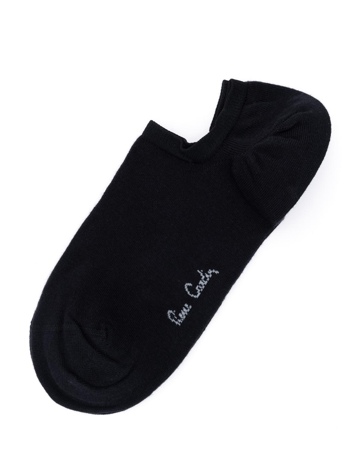 Erkek Siyah Düz Patik Çorap - 50258495001