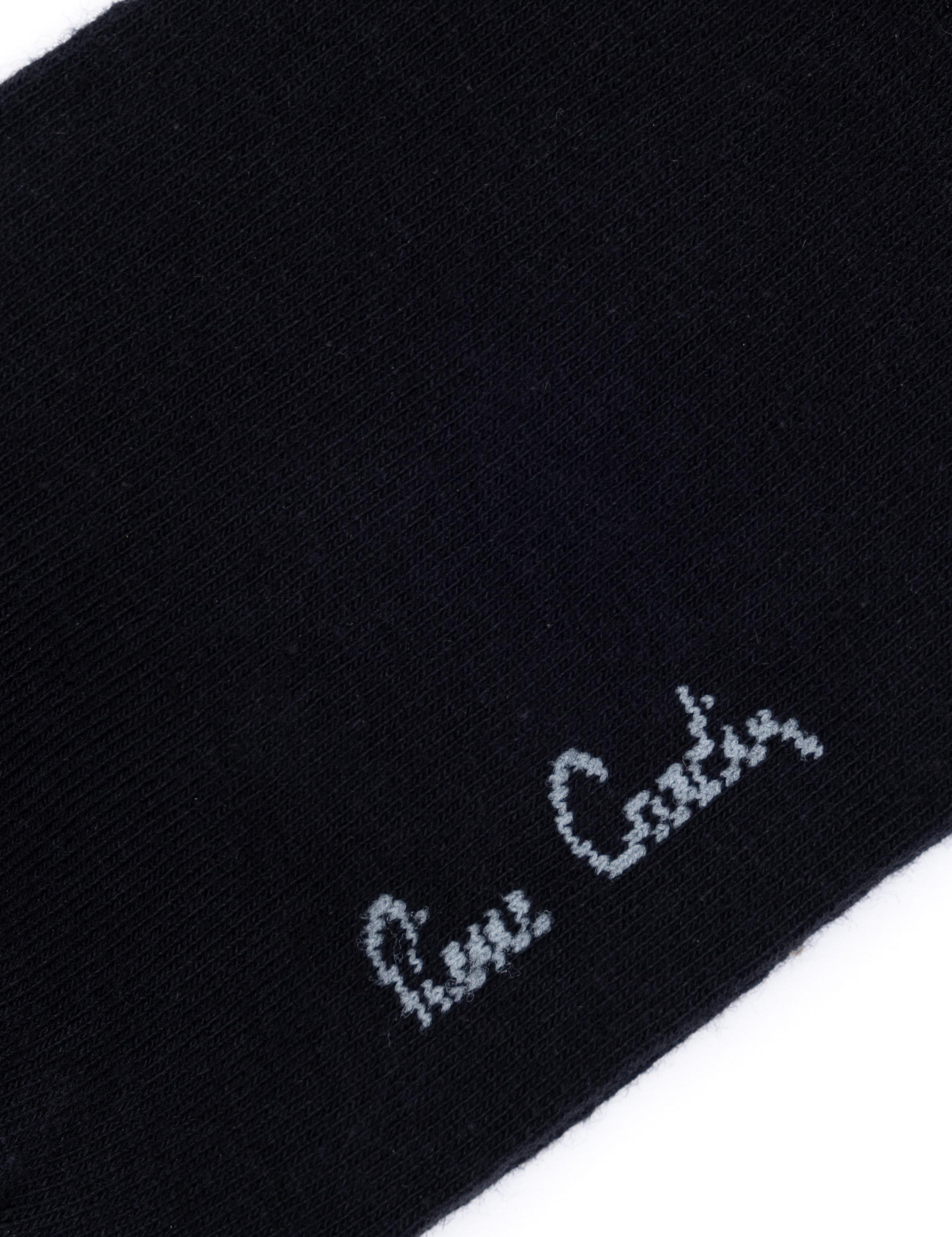 Erkek Siyah Düz Patik Çorap