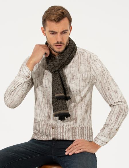 Kahverengi Atkı - 50264499002