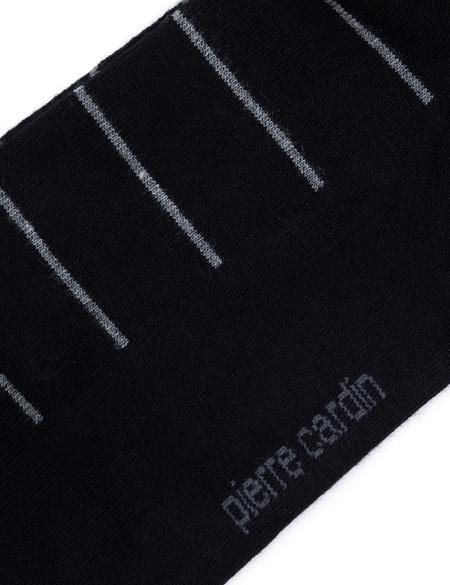 Erkek Bambu Karışımlı Siyah Soket Desenli Çorap - 50267605001