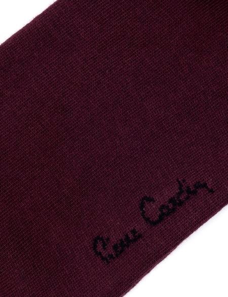 Erkek Pamuk Karışımlı Bordo Soket Basic Çorap - 50267606006