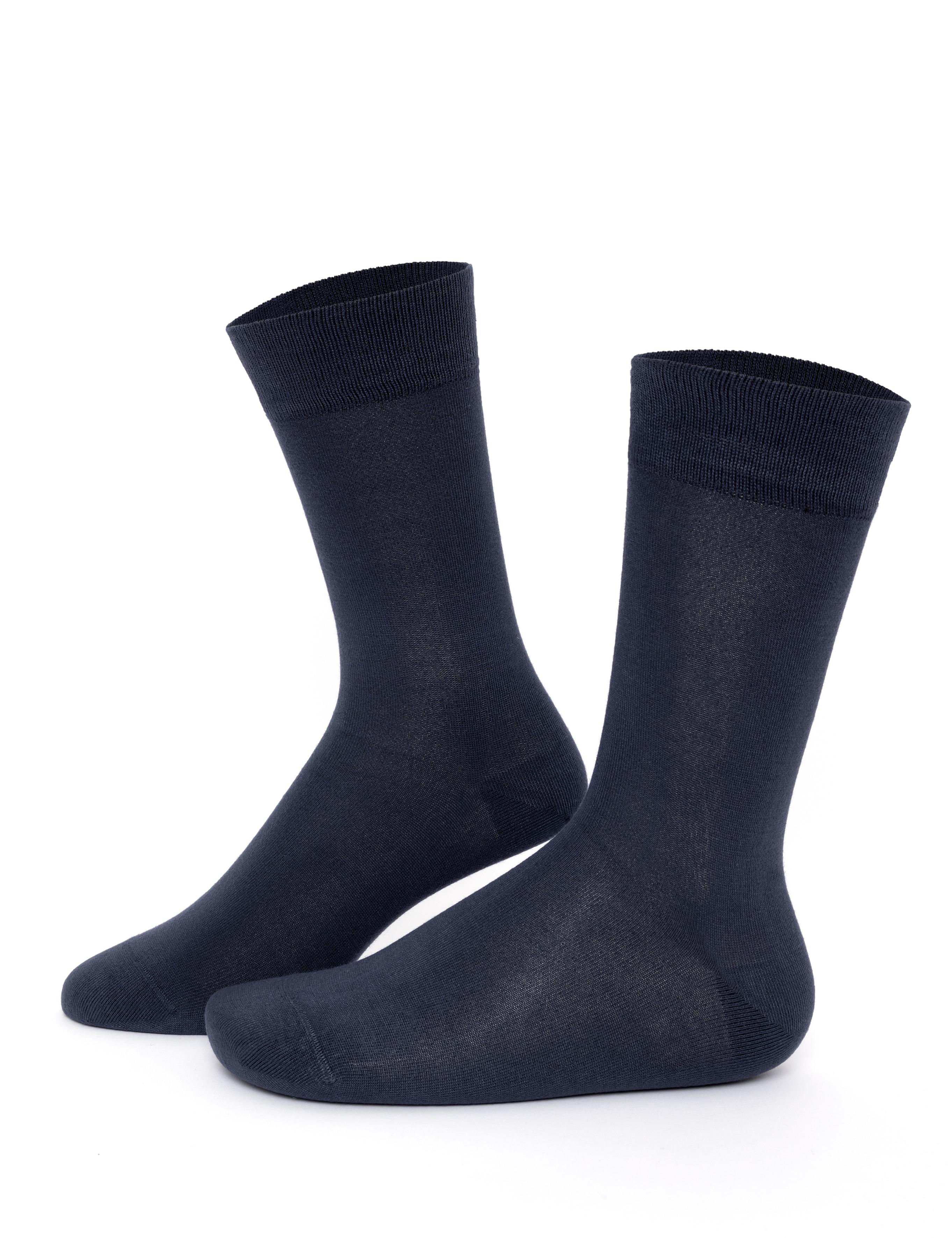 Erkek Pamuk Bambu Karışımlı Antrasit Soket Basic Çorap