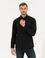 Siyah Slim Fit Uzun Kollu Gömlek