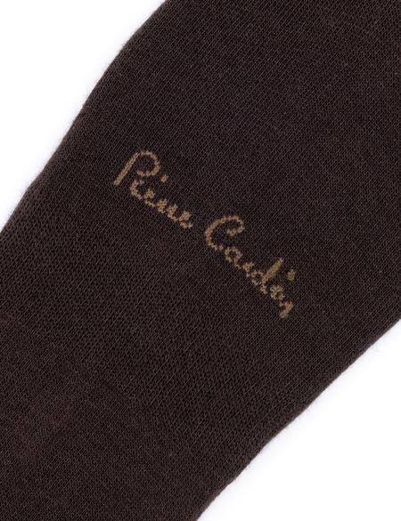 Erkek Pamuk Karışımlı Kahverengi Babet Desenli Çorap - 50258503004