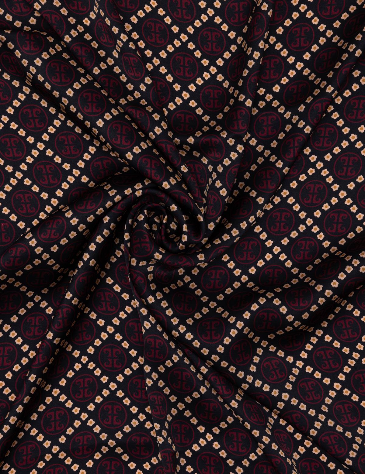 Siyah İpek Şal - 50259815003