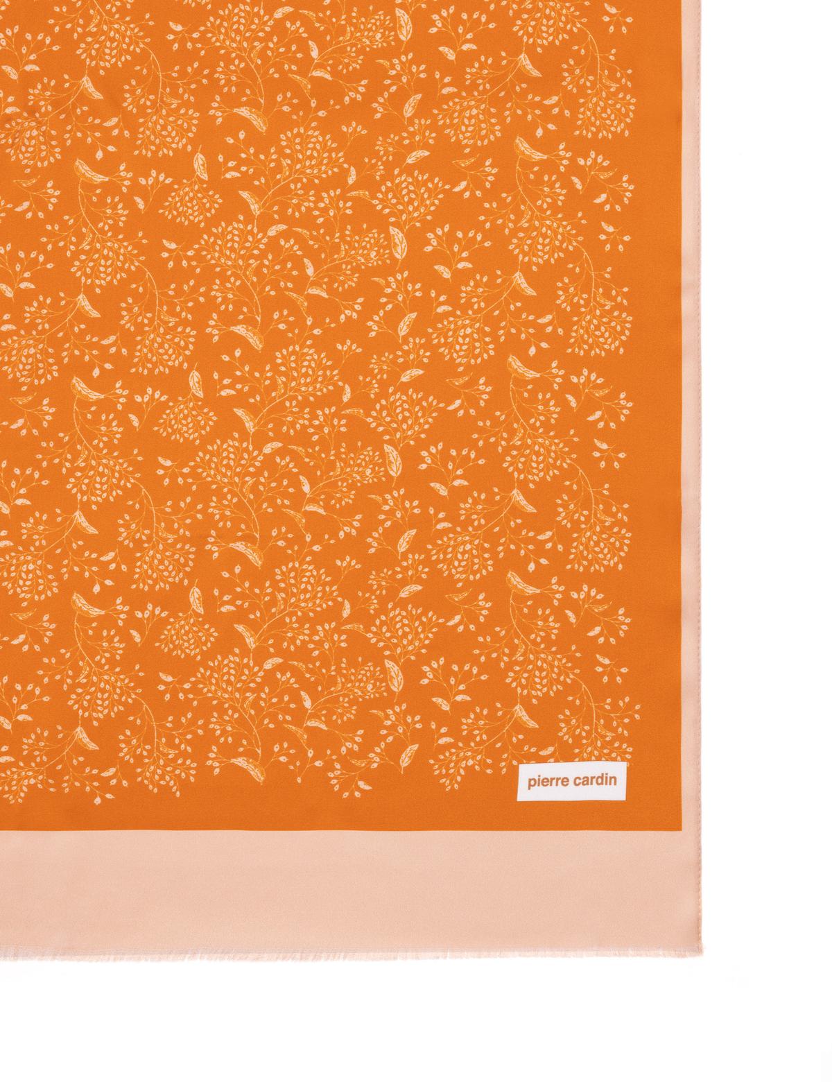 Turuncu İpek Şal - 50259818003