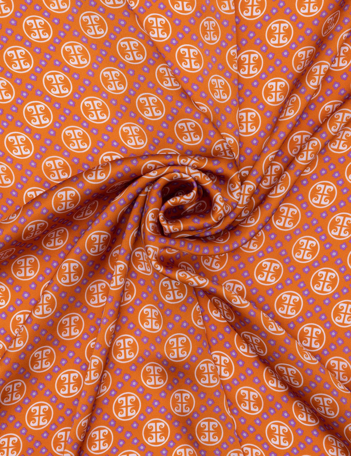 Turuncu İpek Şal - 50259815006