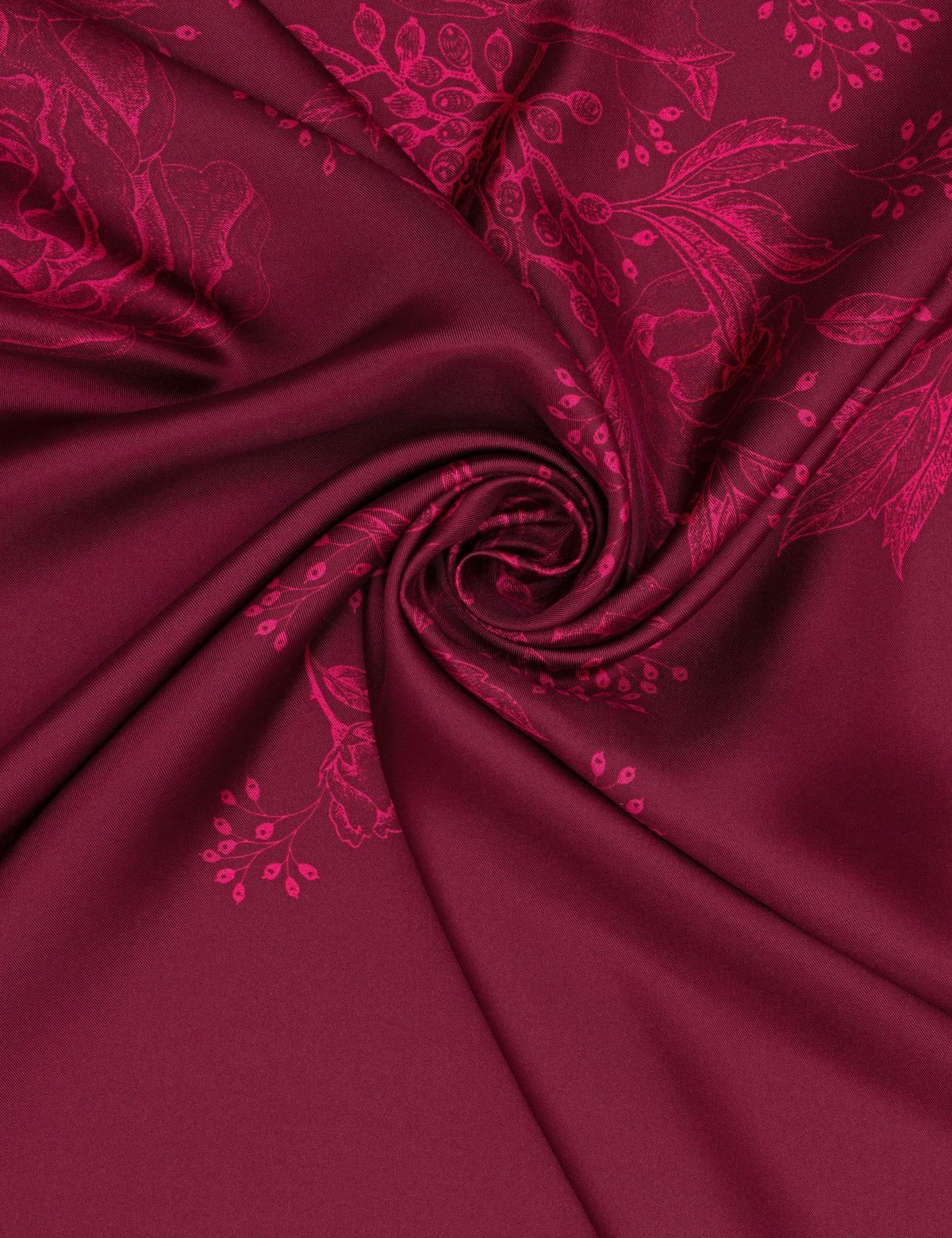 Bordo İpek Eşarp - 50259850001