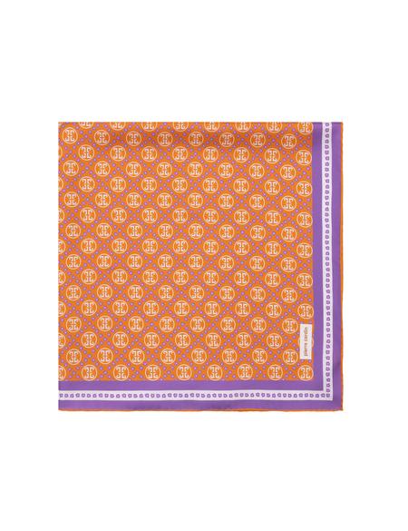 Turuncu İpek Eşarp - 50259848005