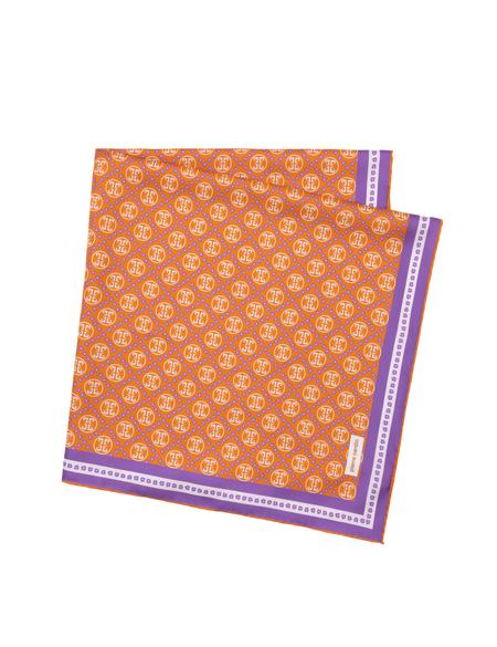 Turuncu İpek Eşarp - 50259848005