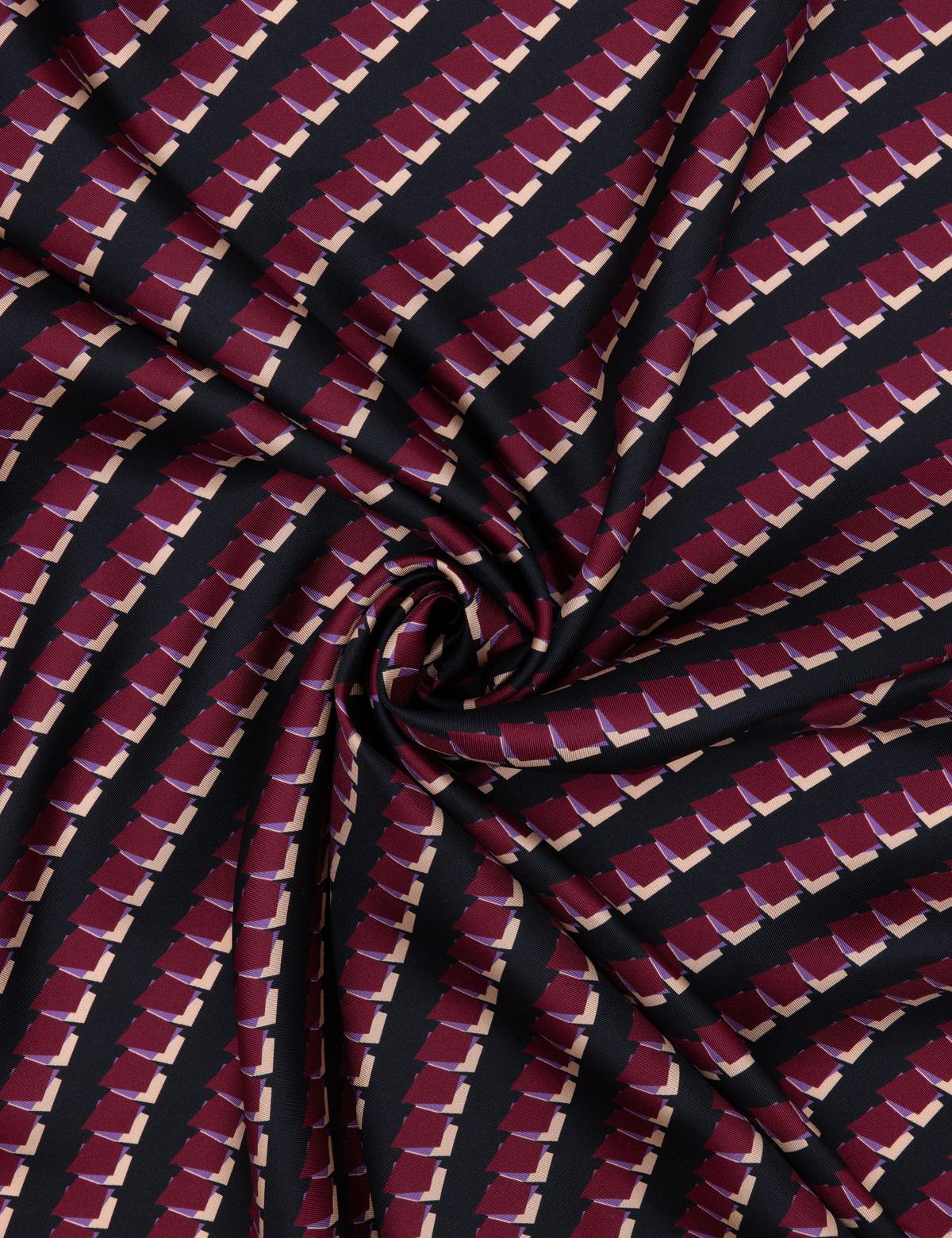 Siyah İpek Eşarp - 50259864004