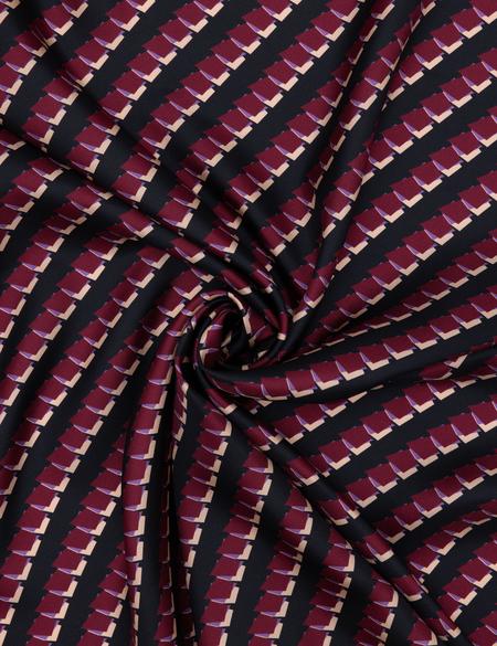 Siyah İpek Eşarp - 50259864004