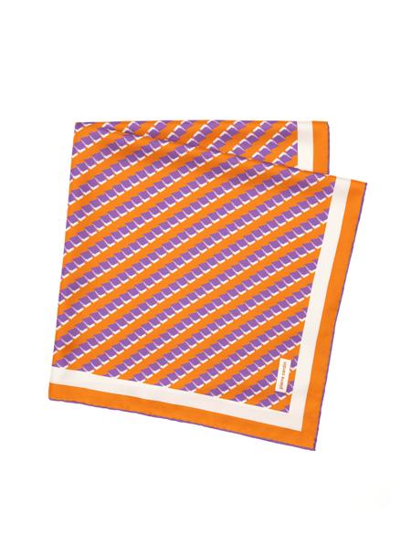 Turuncu İpek Eşarp - 50259866005