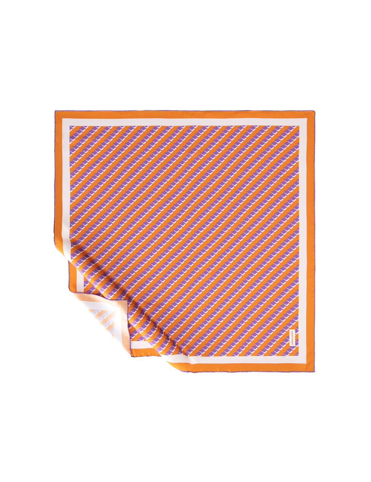 Turuncu İpek Eşarp