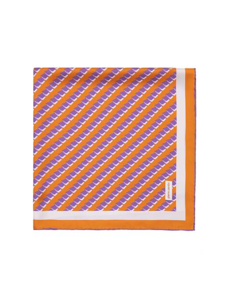 Turuncu İpek Eşarp - 50259866005