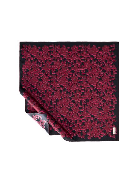 Siyah İpek Eşarp - 50259868002