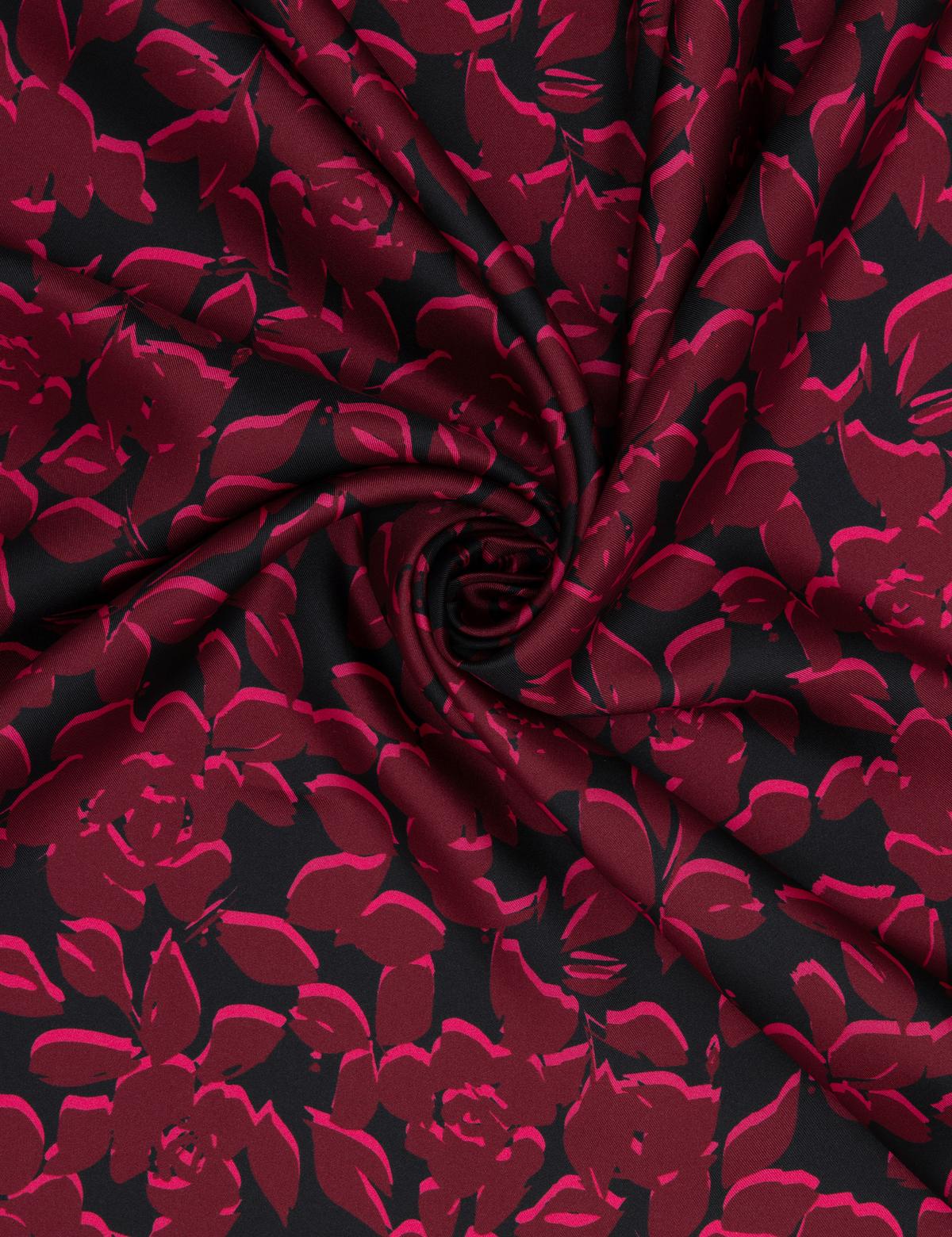 Siyah İpek Eşarp - 50259868002